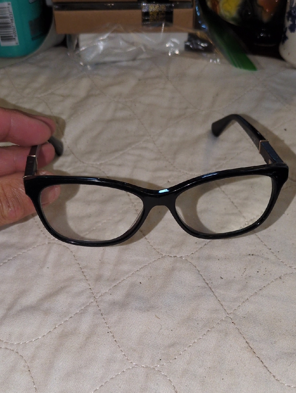 kate spade Black Cat-Eye Glasses